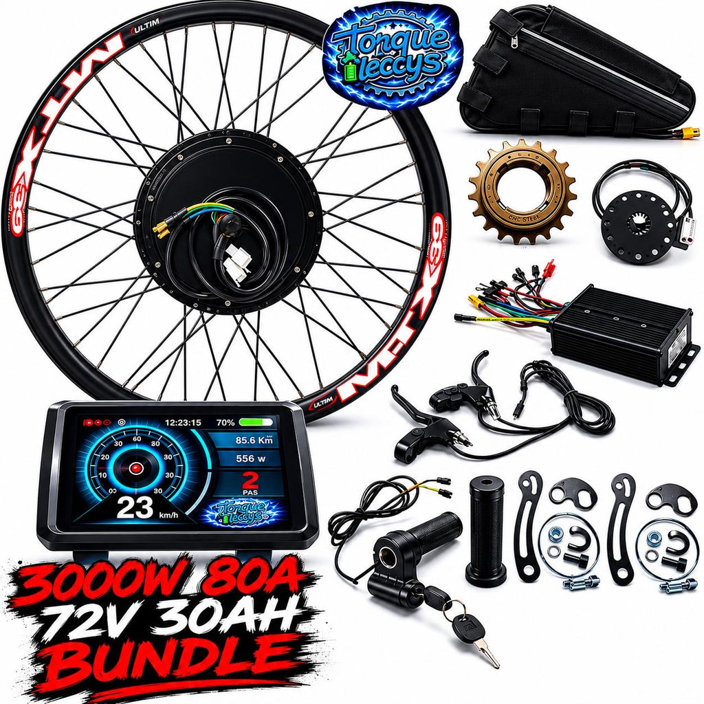 Torqueleccys 72v 30ah 3000w ebike kit (with battery🔋)