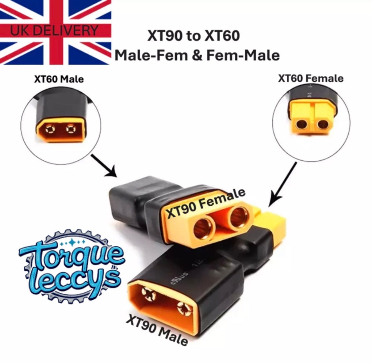Battery connectors for 45A controllers 48-72v🔋