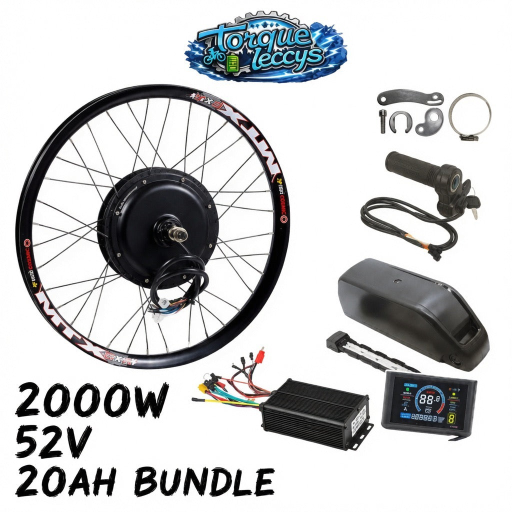 Torqueleccys 52v 20ah 2000w ebike kit (with battery🔋)